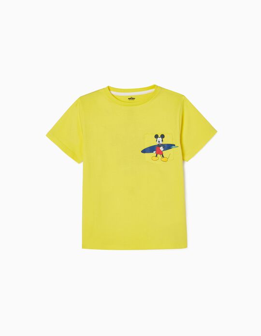 T-Shirt for Boys 'Mickey', Yellow