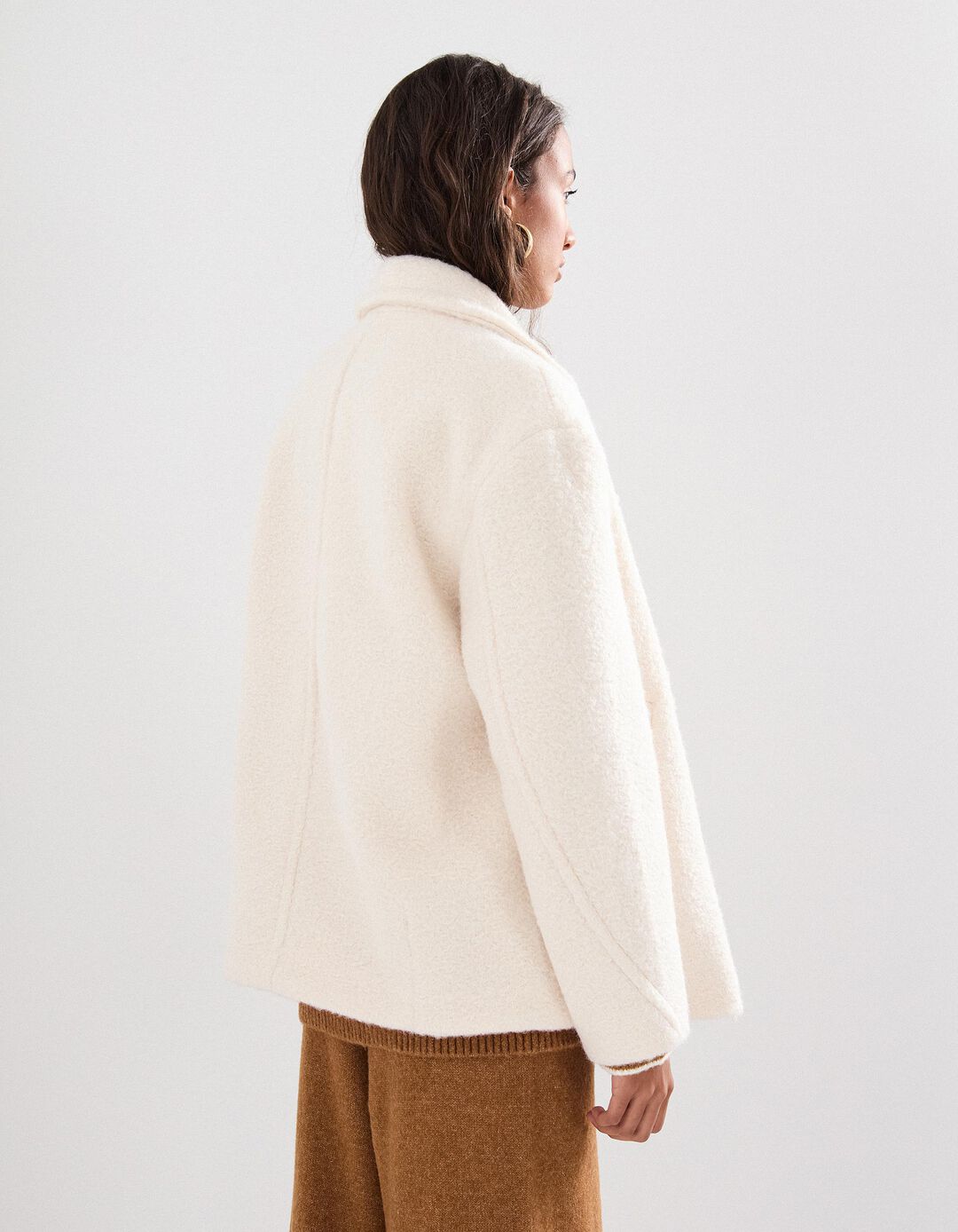 Casaco, Mulher, Bege Claro