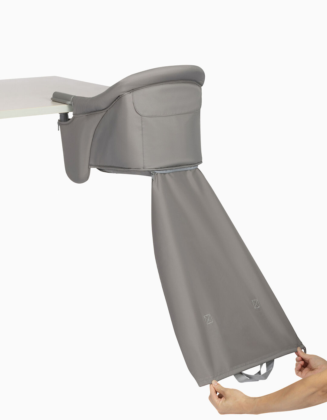 Cadeira de Refei&ccedil;&atilde;o Port&aacute;til Bebe Confort Malva, Mineral Grey