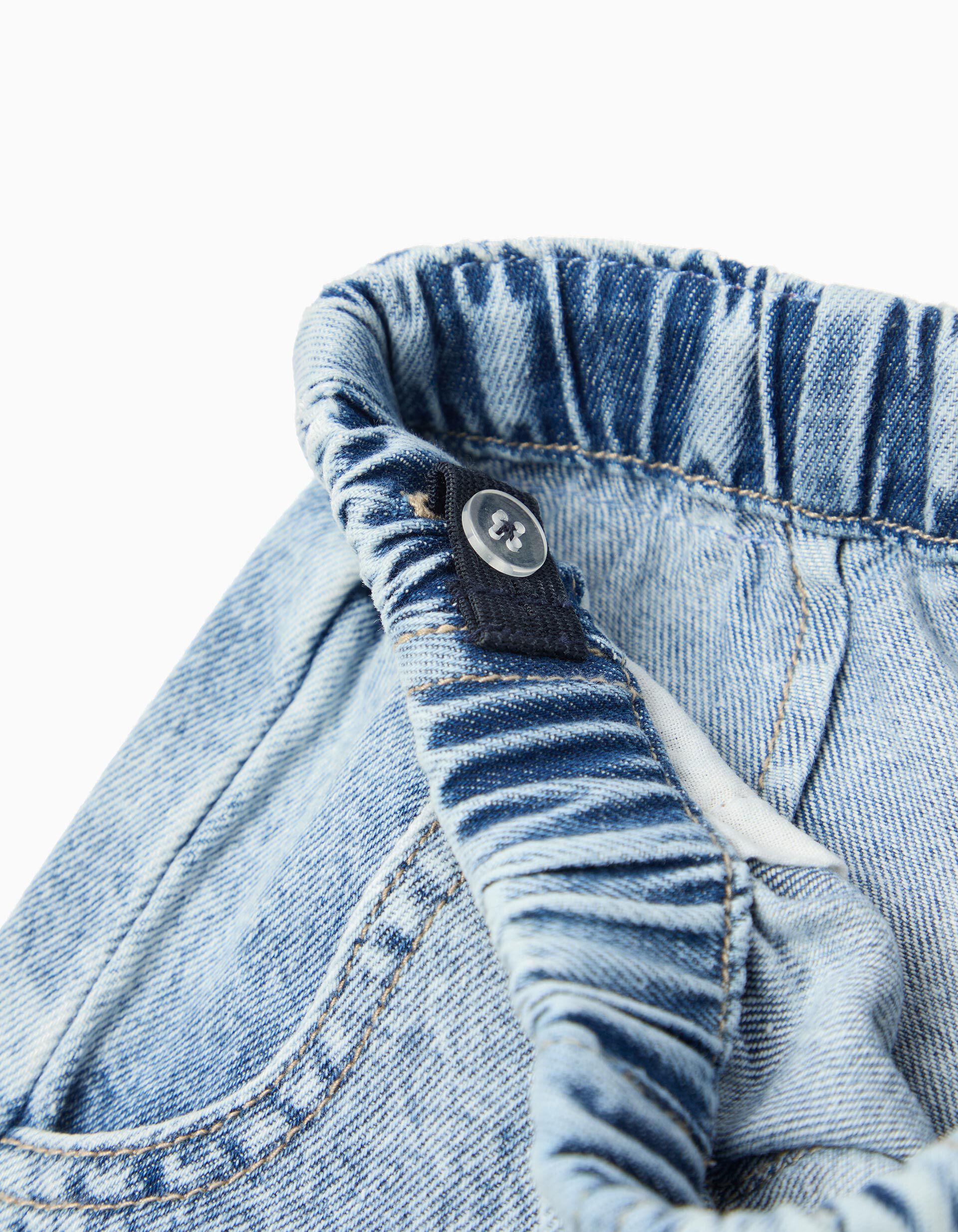 Comprar Online Cal&ccedil;as de Ganga Wide Leg, Menina, Azul Claro