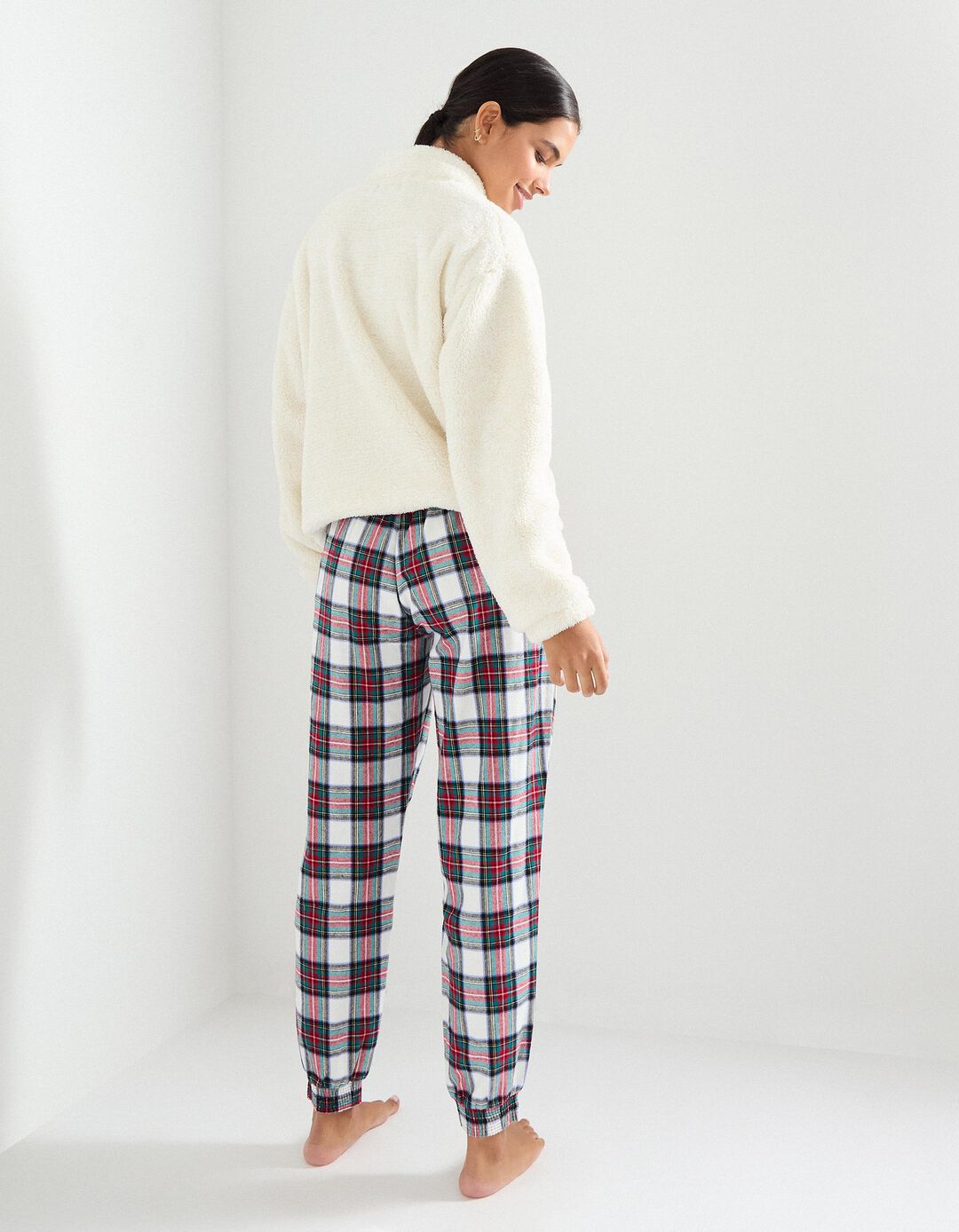 Pijama de Flanela, Mulher, Cru