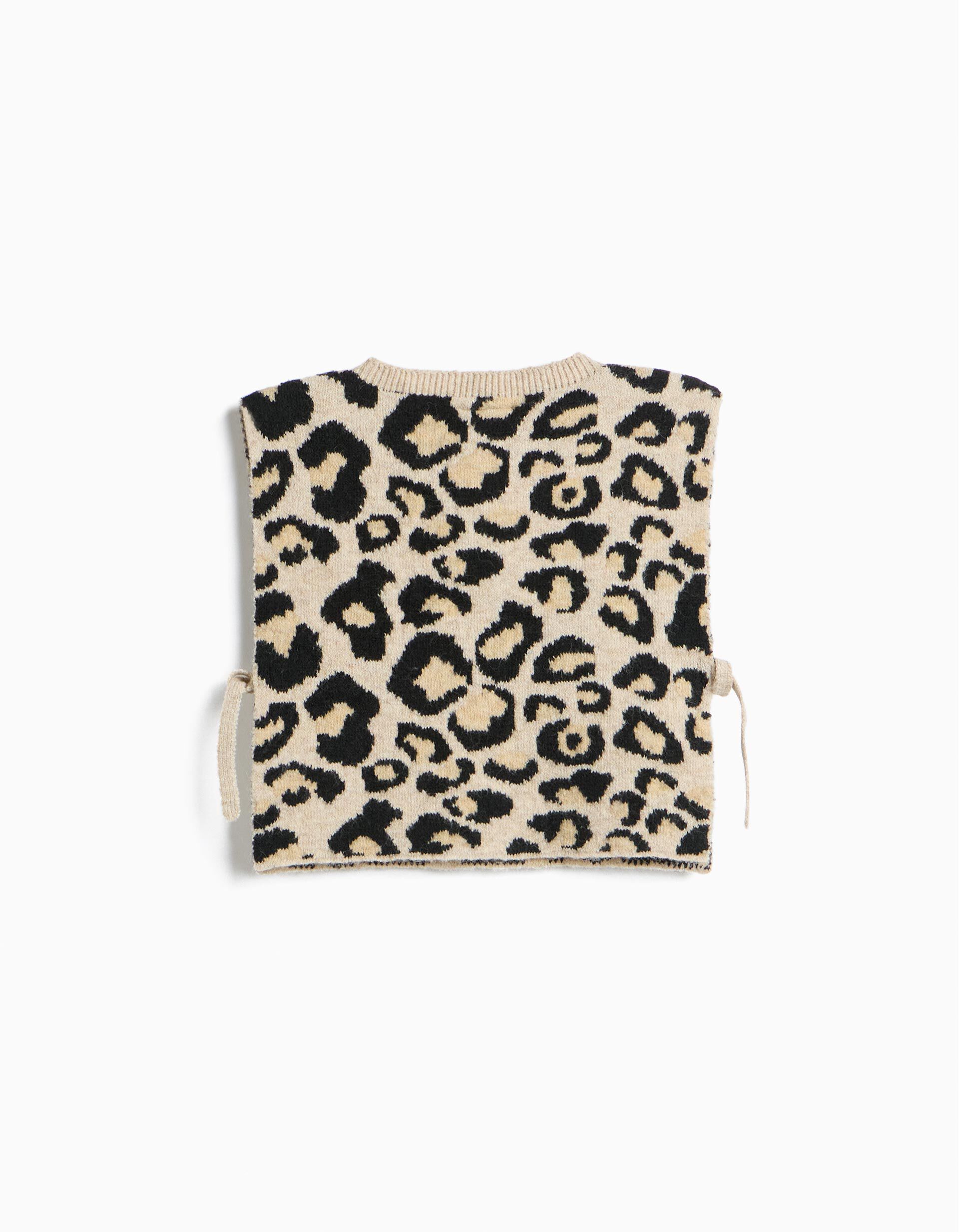Comprar Online Capa De Malha Animal Print, Menina, Multicolor