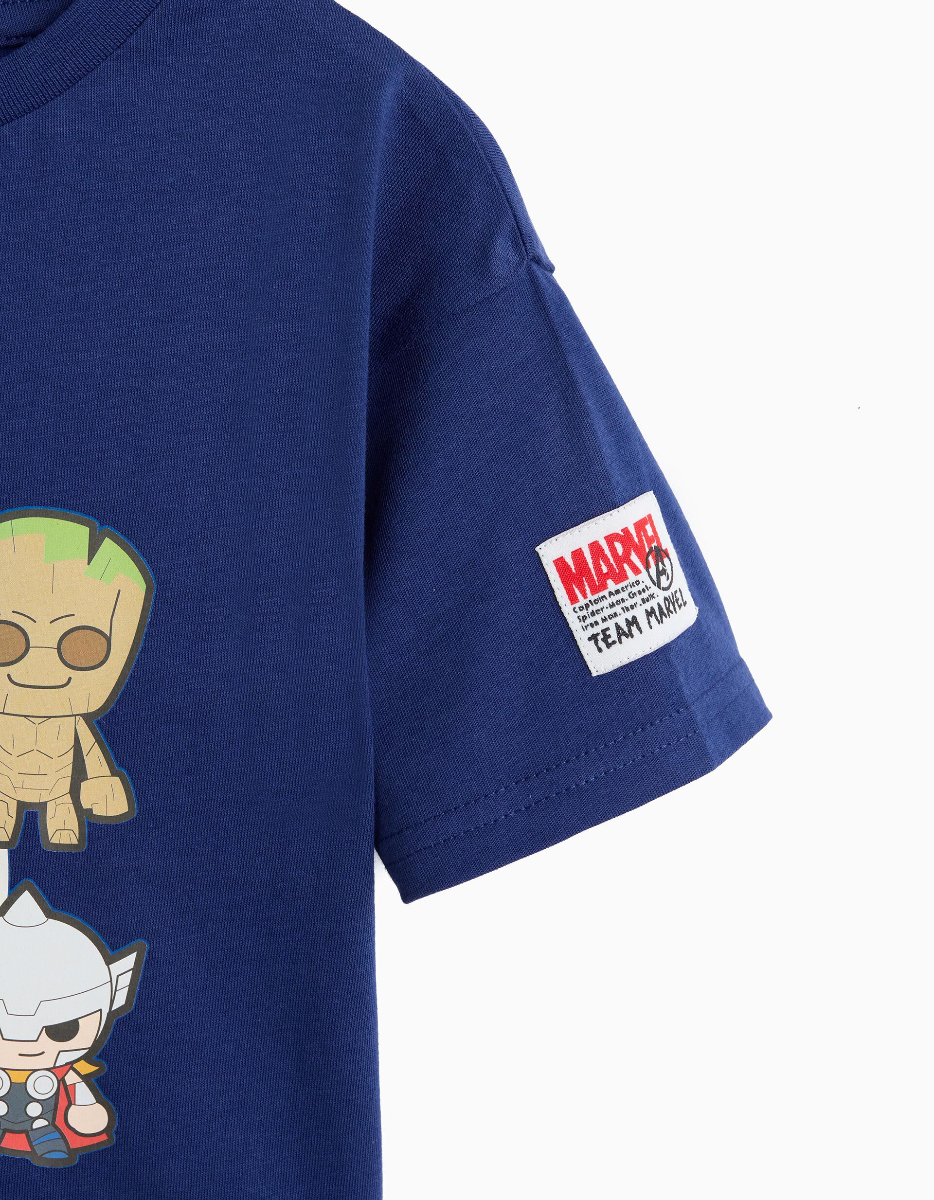 Comprar Online T-shirt 'Marvel', Menino, Azul Escuro