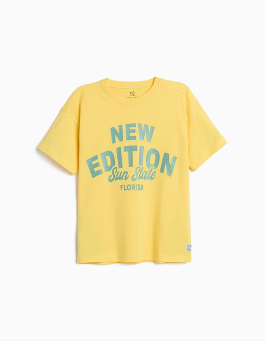 Comprar Online T-shirt Estampada, Menino, Amarelo