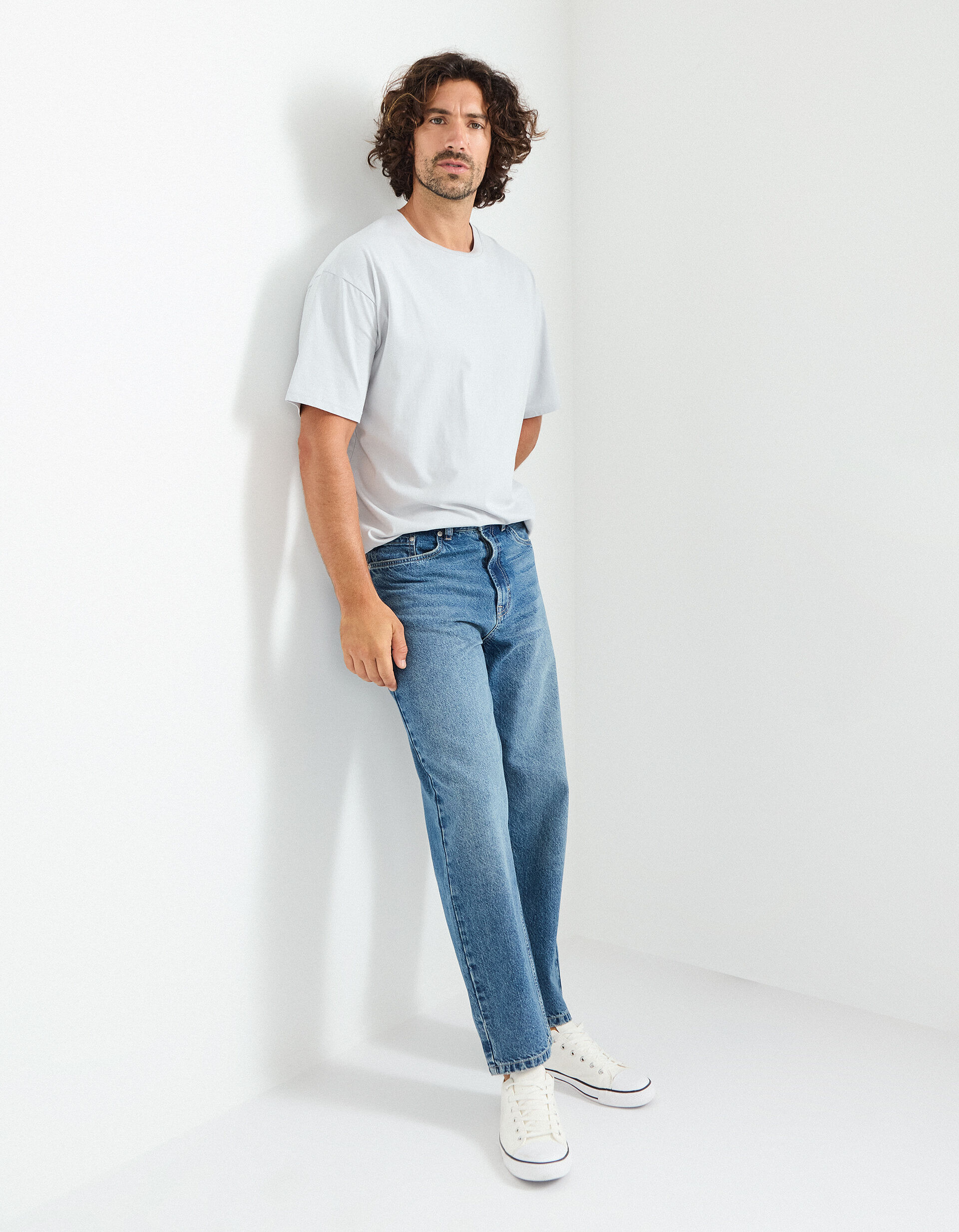 Comprar Online Cal&ccedil;as de Ganga 'Loose Fit', Homem, Azul