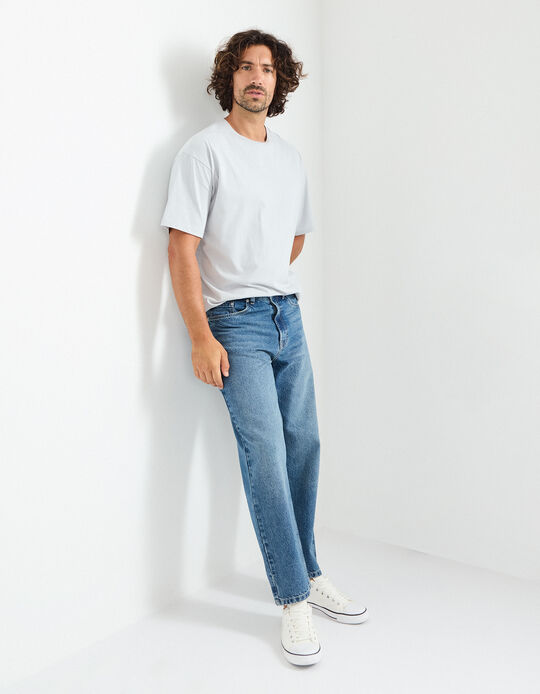 Comprar Online Calças de Ganga 'Loose Fit', Homem, Azul