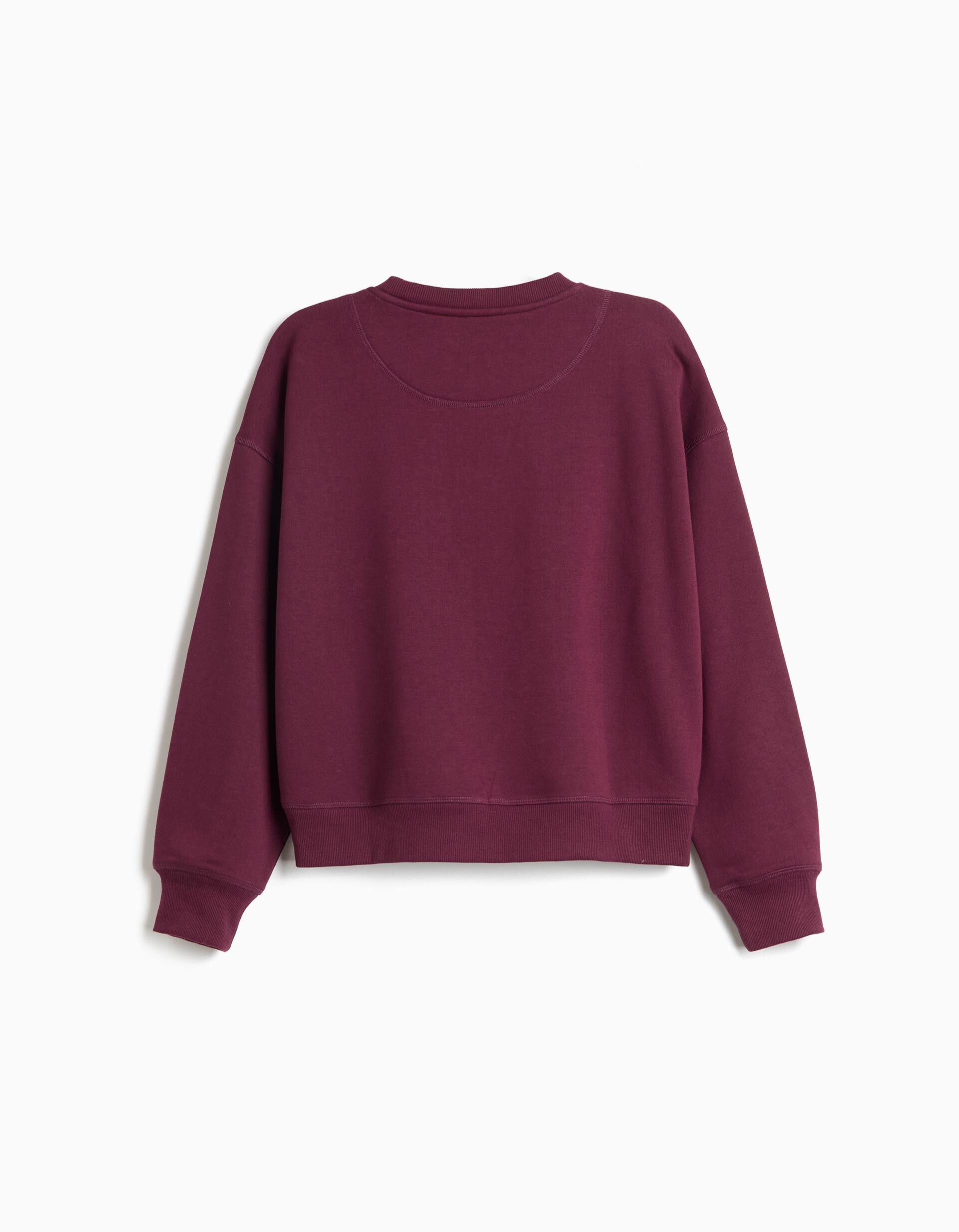 Comprar Online Sweatshirt Estampada, Menina, Roxo Escuro