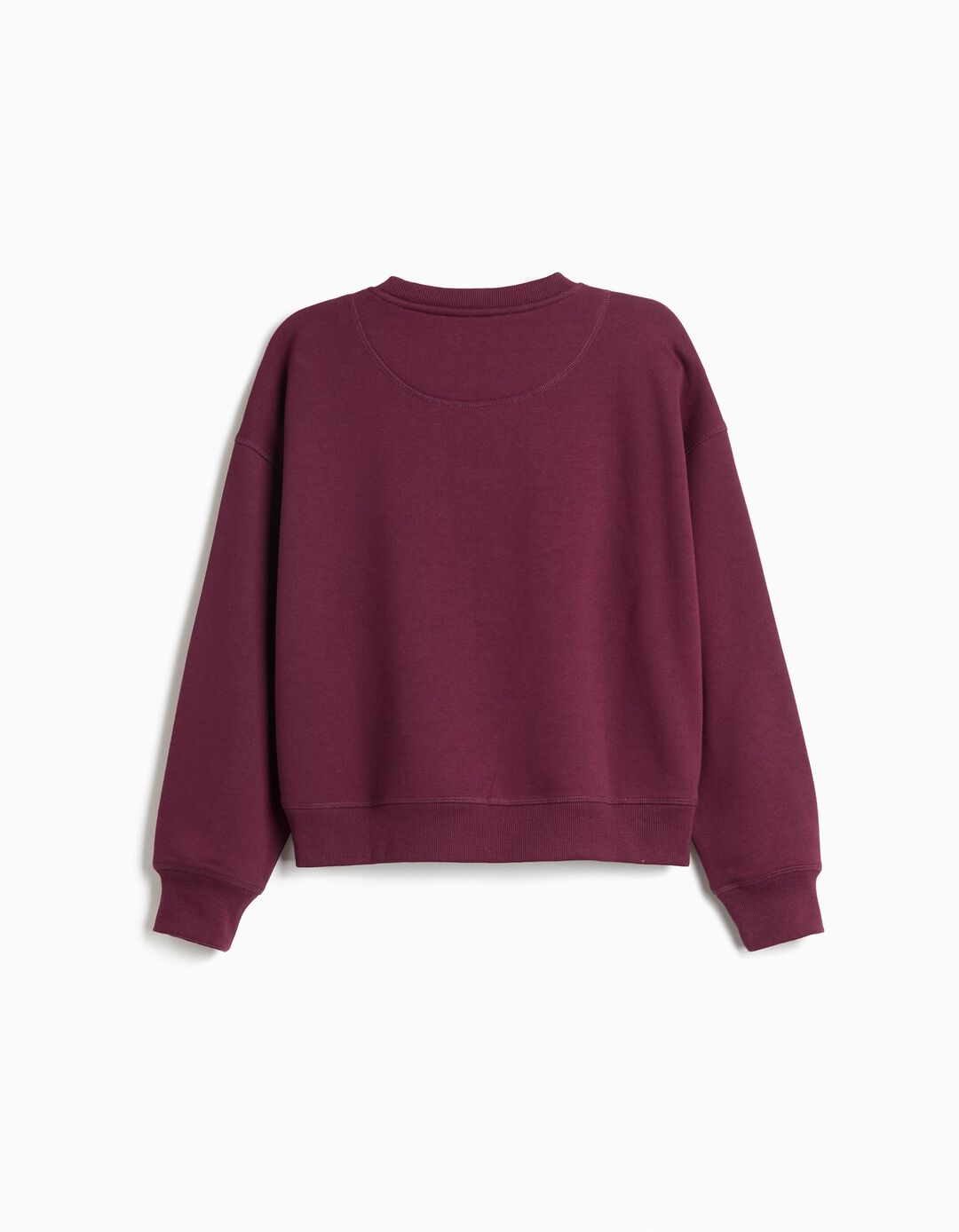 Sweatshirt Estampada, Menina, Roxo Escuro