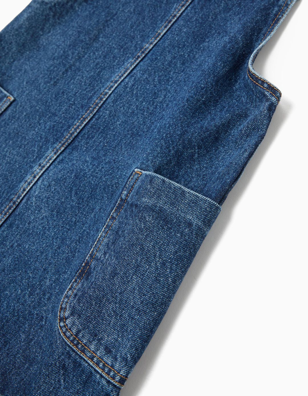 Saia Jardineira, Menina, Azul