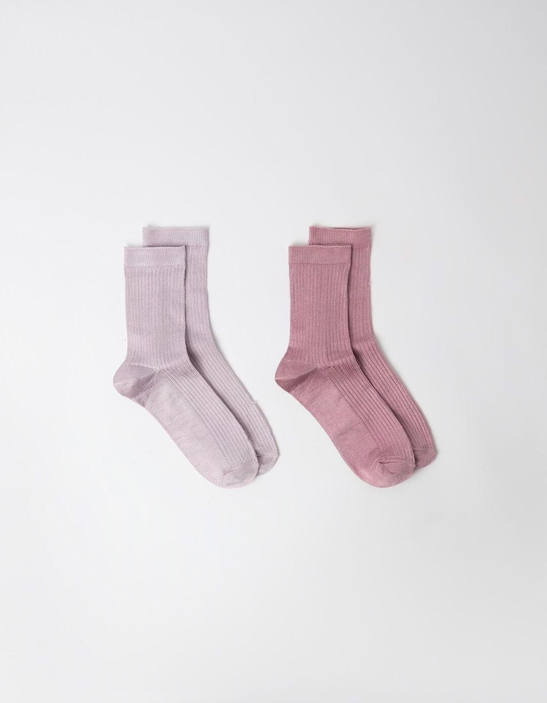 Pack 2 Pares De Meias, Mulher, Rosa