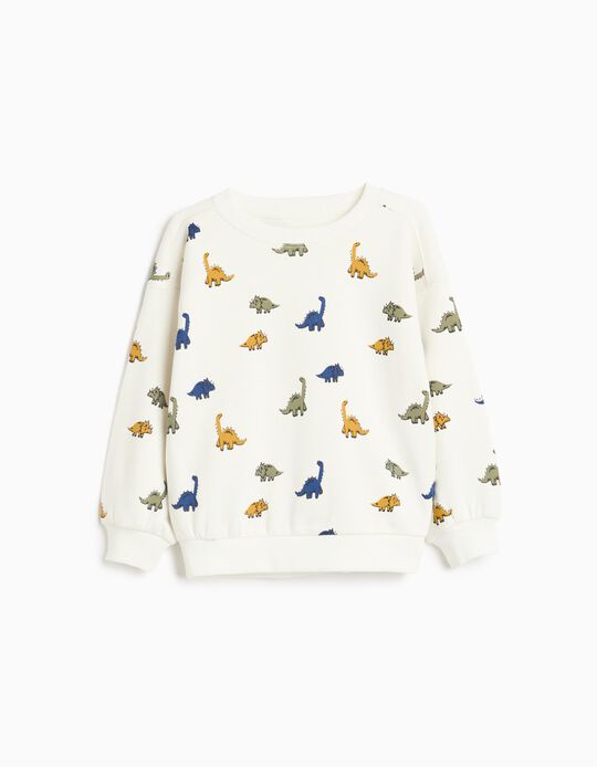 Comprar Online Sweatshirt Estampada, Menino, Branco