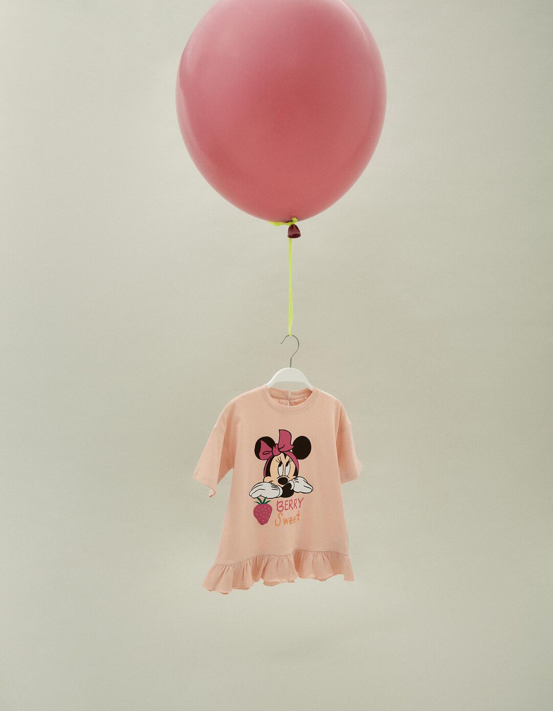 'Disney' T-shirt, Girl, Light Pink