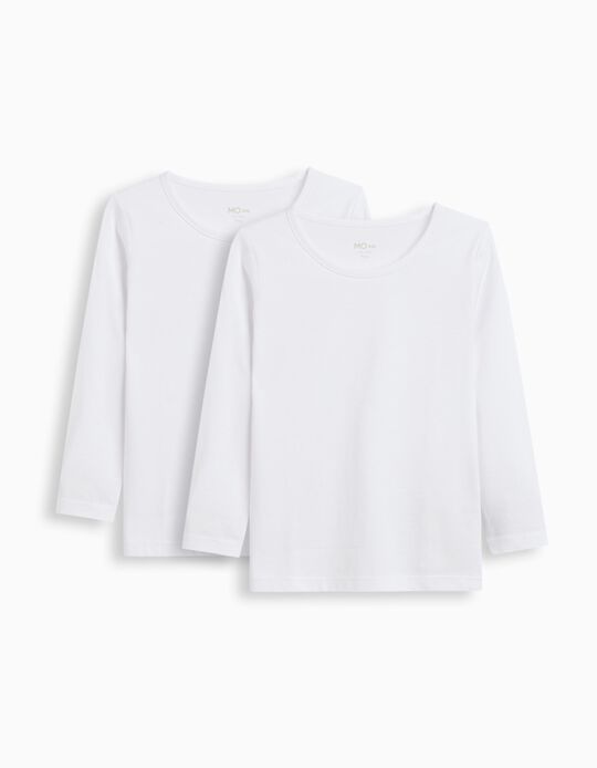 Comprar Online Pack 2 Camisolas Interiores, Menino, Branco