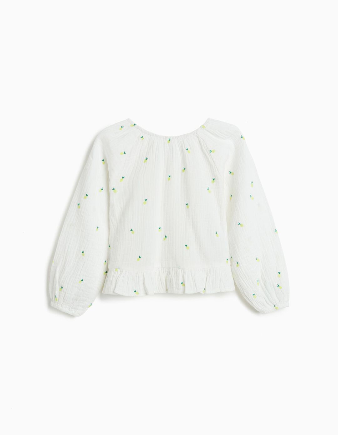 Blusa, Menina, Branco