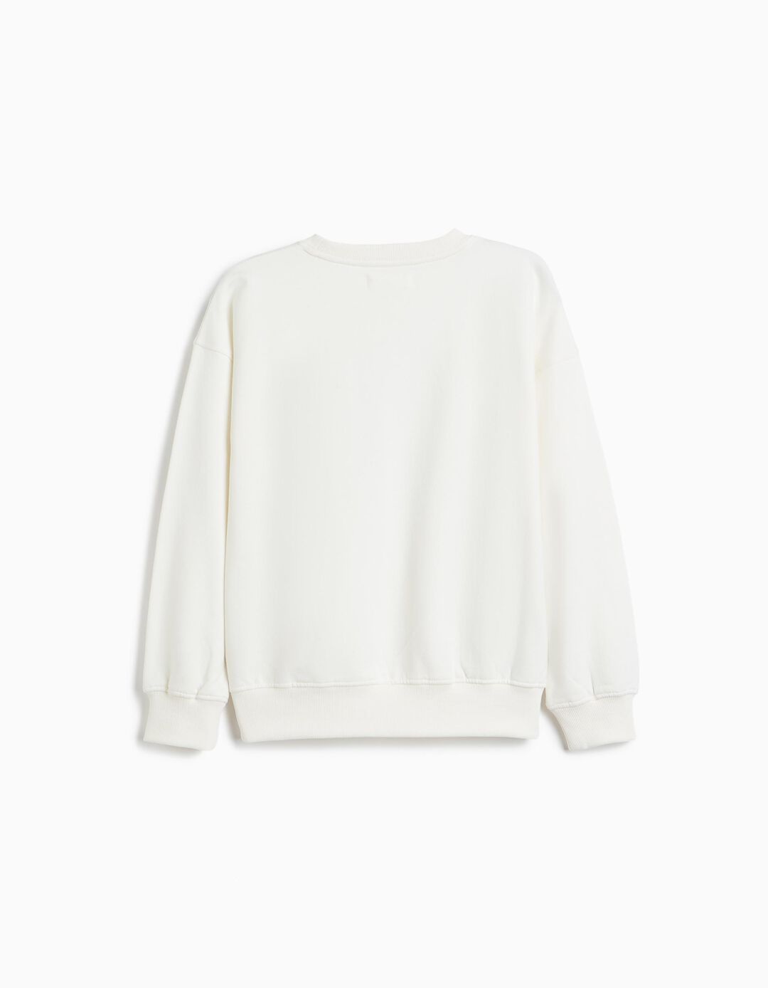 Sweatshirt Estampada, Menina, Branco