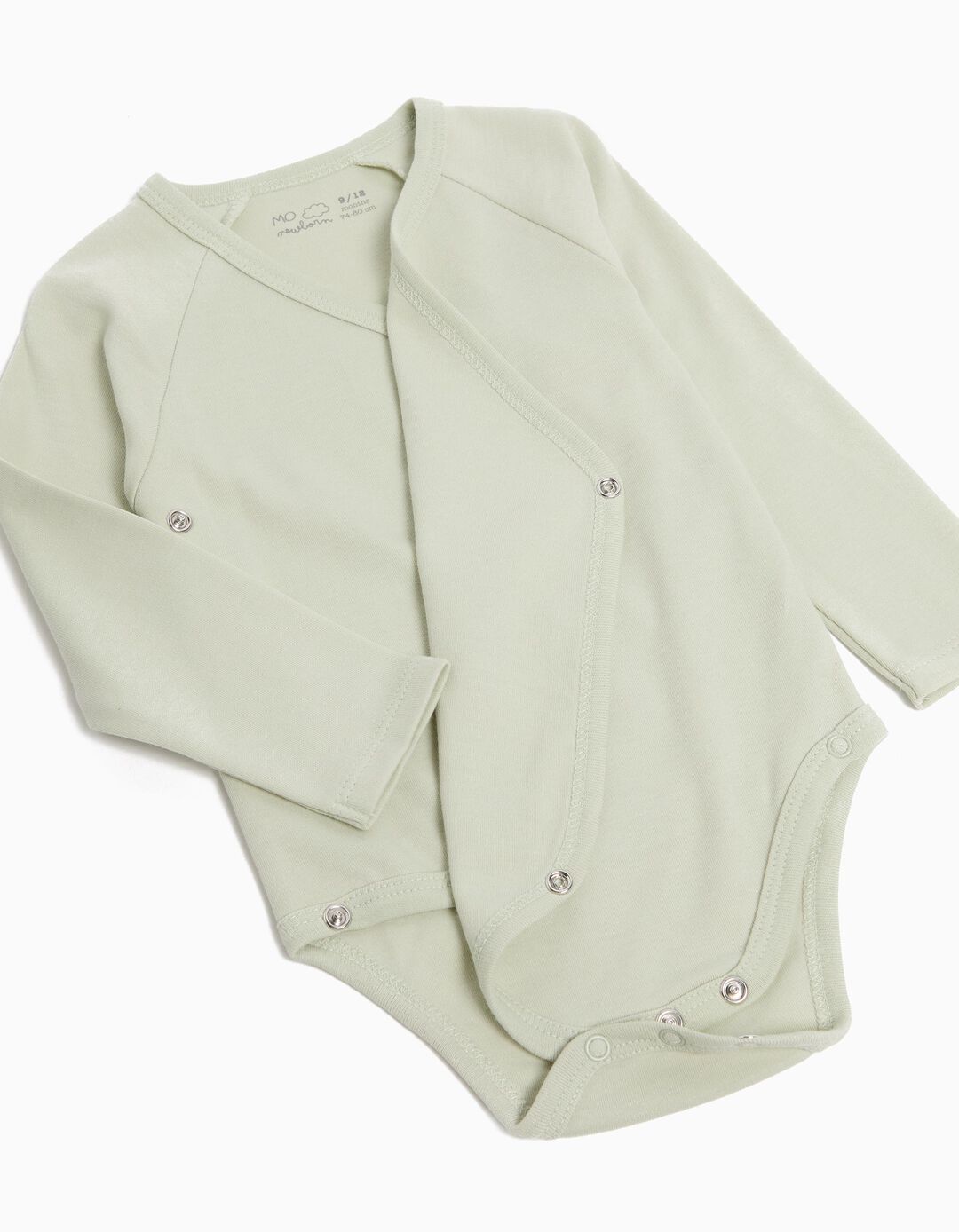 Pack 4 Bodies de Manga Comprida Quimono, Beb&eacute;, Multicor