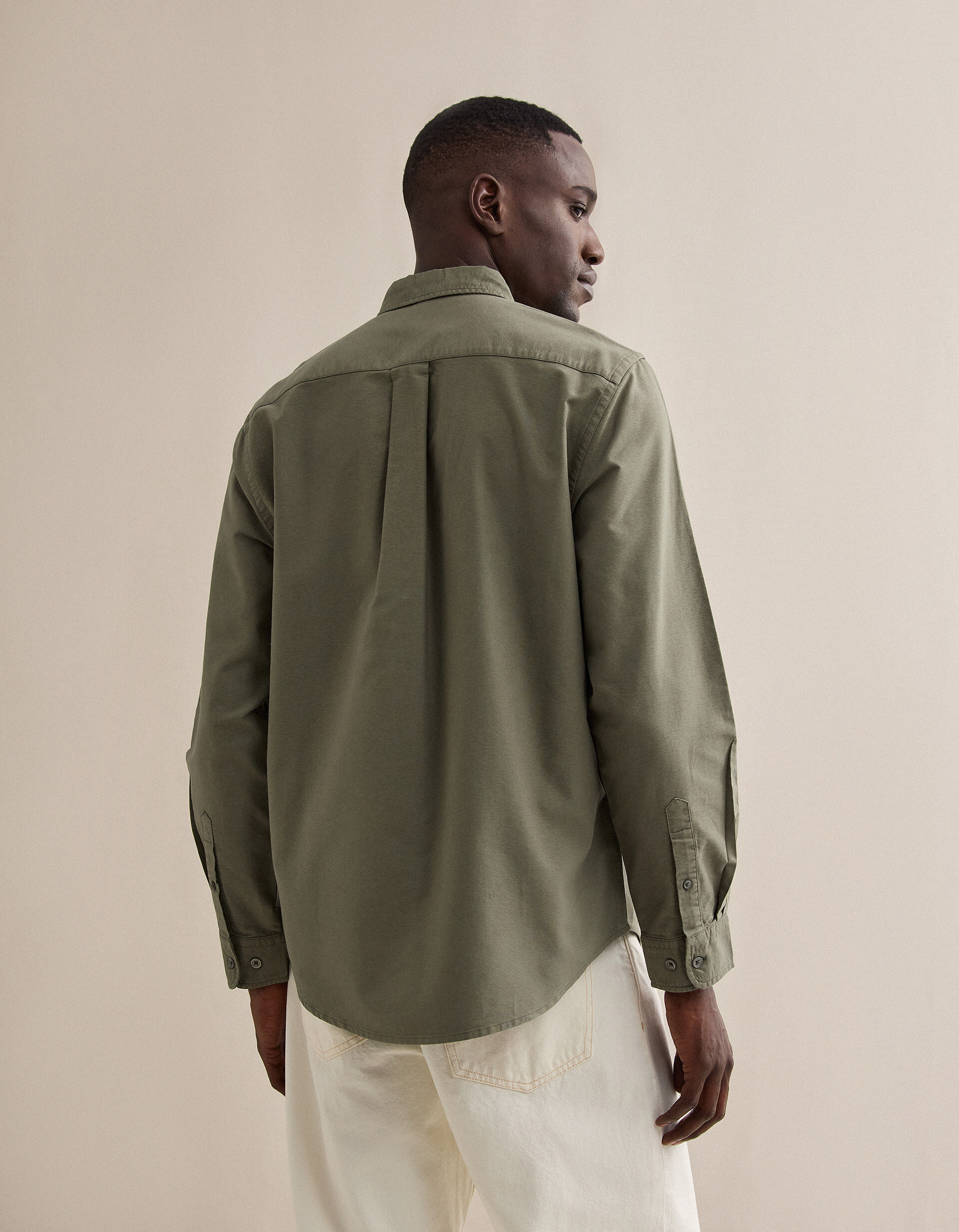 Comprar Online Camisa Oxford, Homem, Verde Escuro