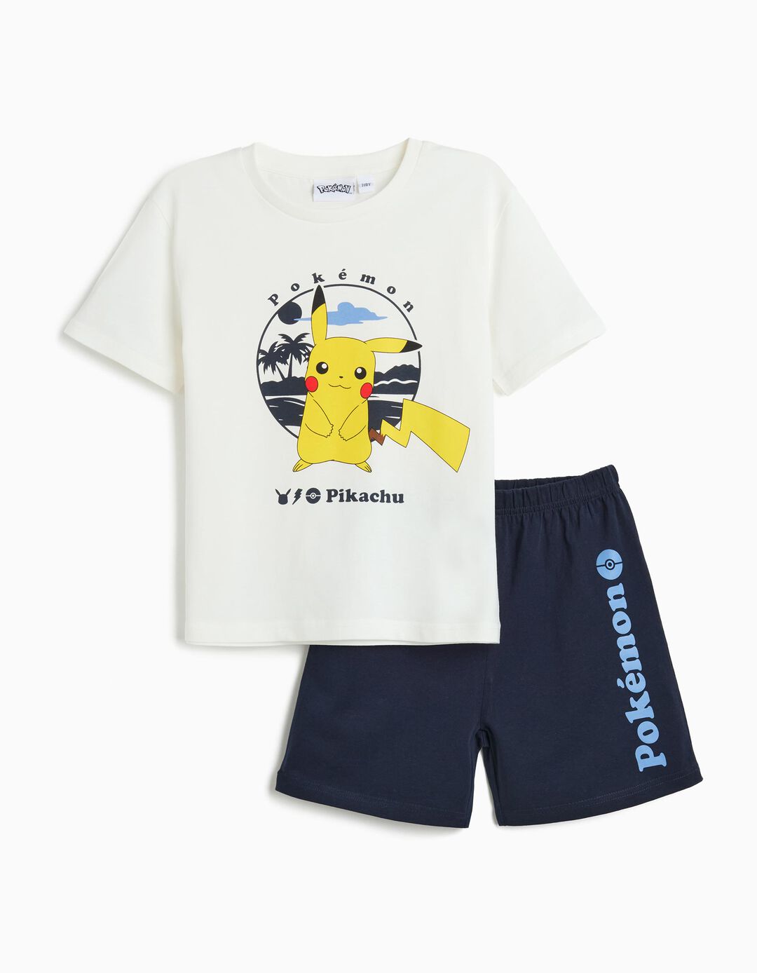 Pijama 'Pok&eacute;mon', Menino, Branco
