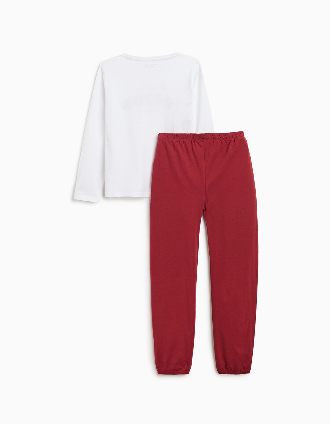 Pijama Jersey, Menina, Branco