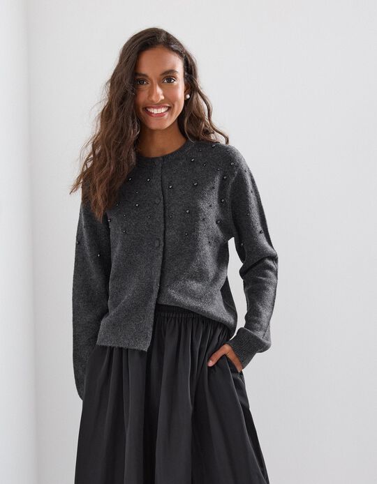 Comprar Online Casaco com L&atilde;, Mulher, Cinzento Escuro