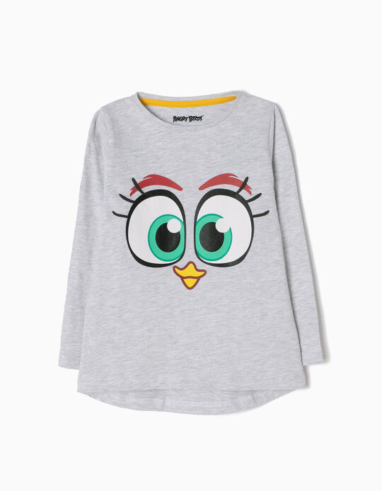 Grey Long-Sleeved Top, Angry Birds
