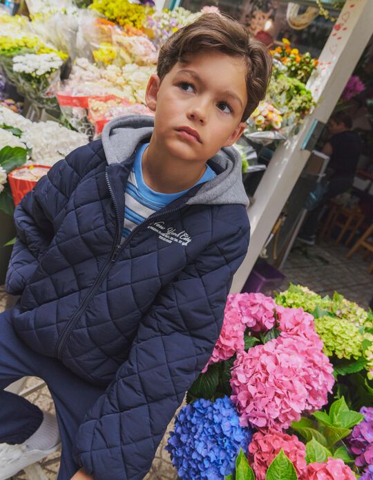Comprar Online Bomber Acolchoado, Menino, Azul Escuro