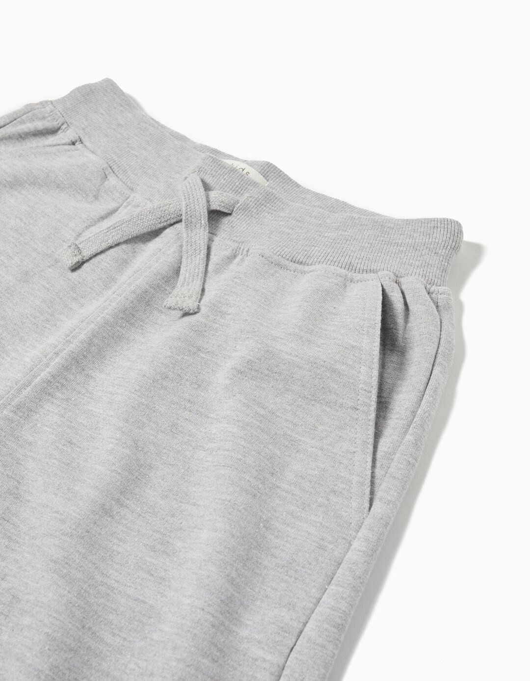 Calções Fleece, Menino, Cinzento Claro 