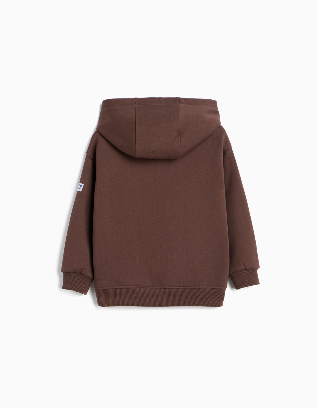 Sweatshirt Estampada Com Capuz, Menino, Castanho