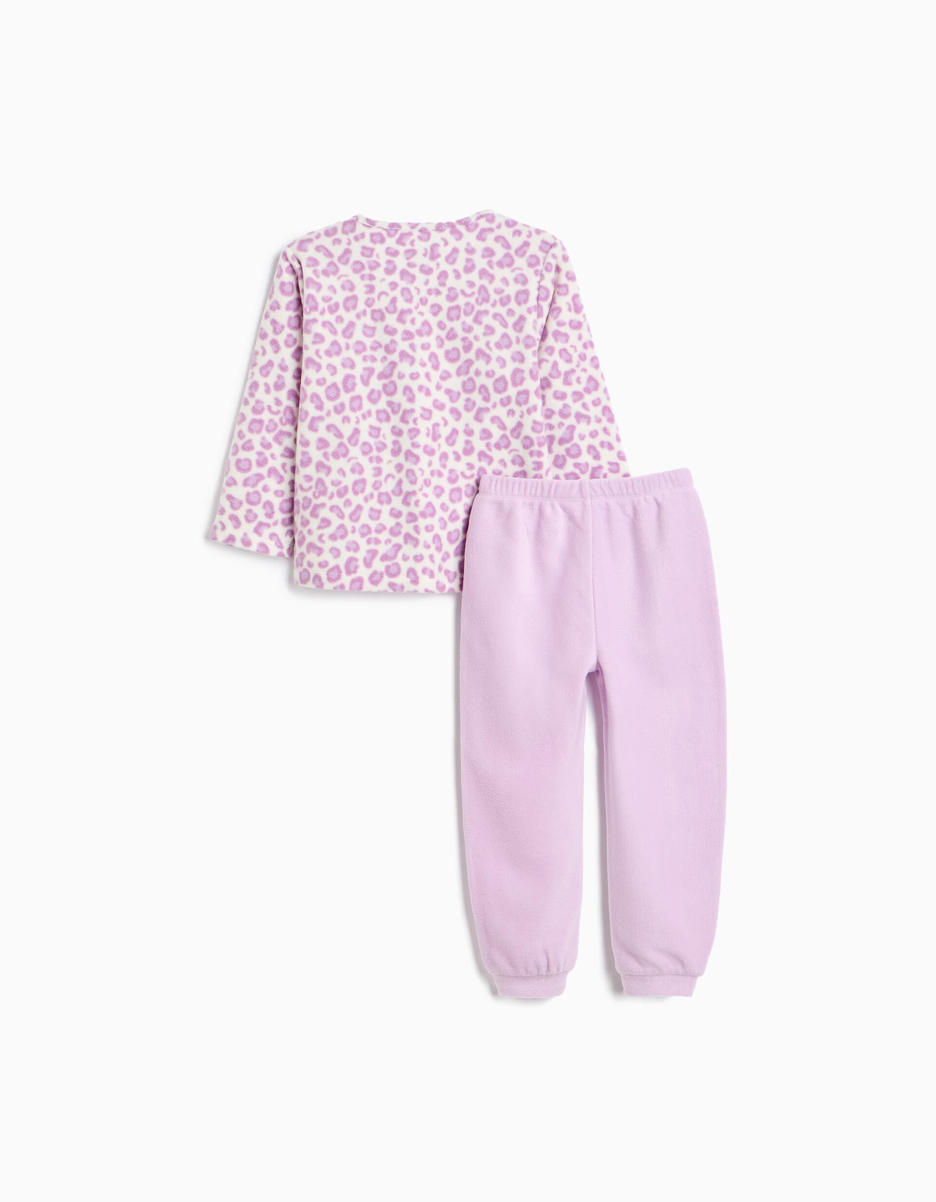 Comprar Online Pijama Polar Animal Print, Menina, Roxo