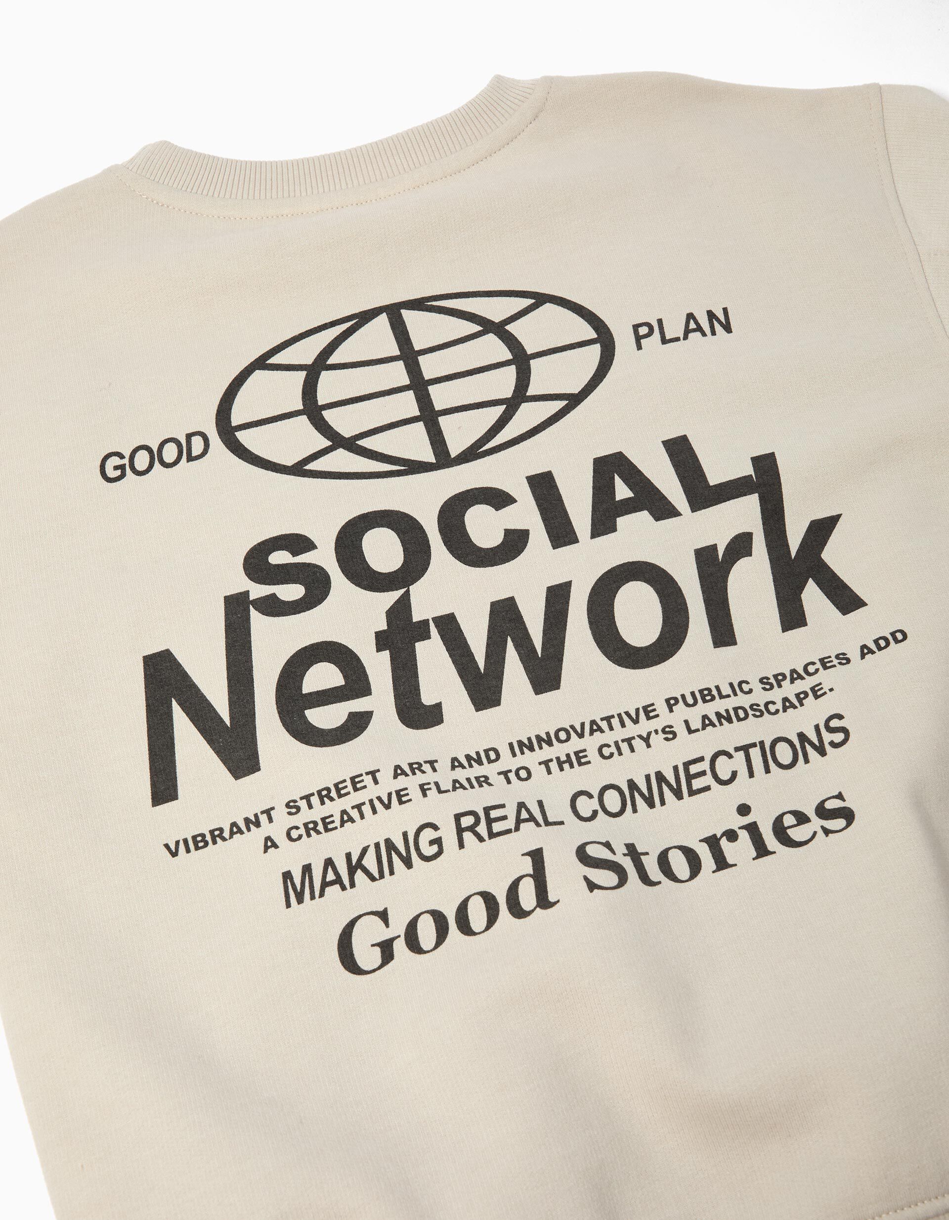 Comprar Online Sweatshirt de Felpa, Menino, Cinzento