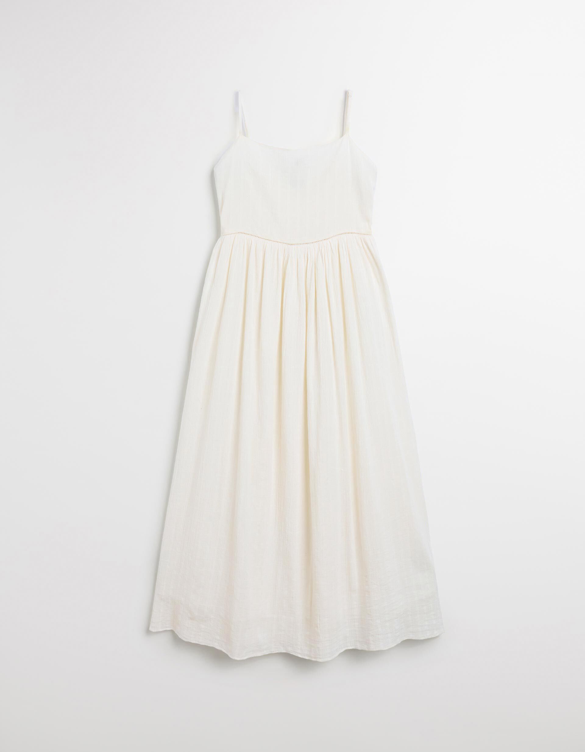 Comprar Online Vestido Comprido, Mulher, Bege Claro