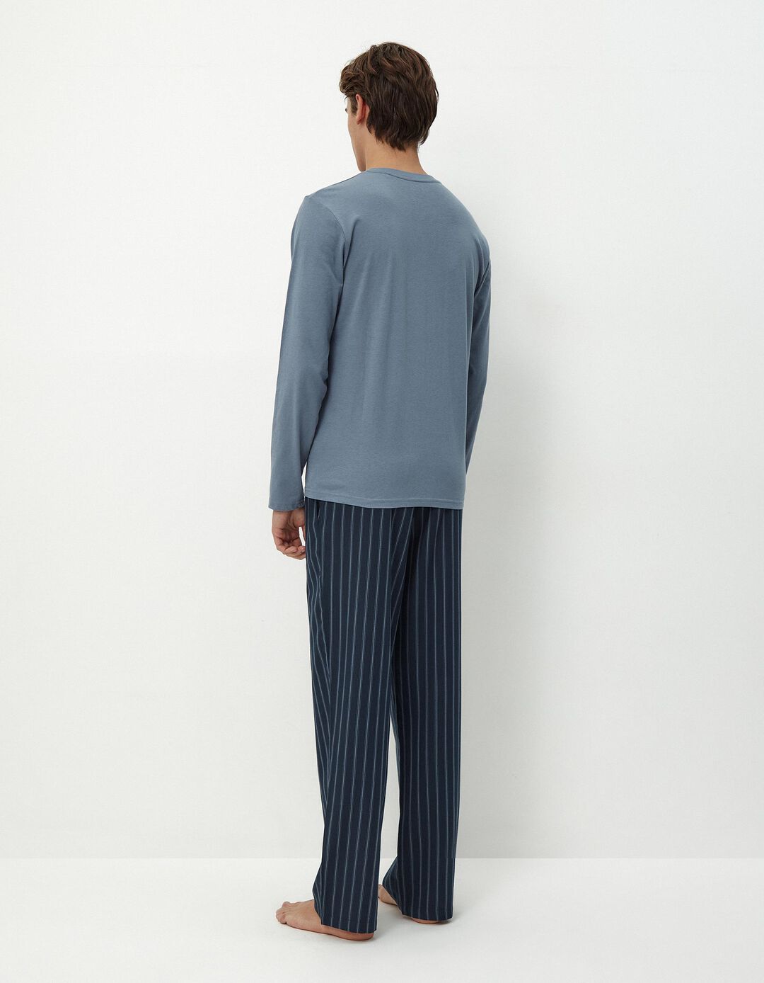 Pijama, Homem, Azul 