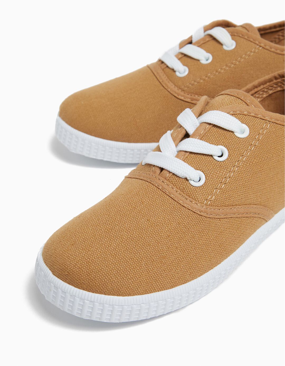 Canvas Sneakers, Boy, Dark Yellow
