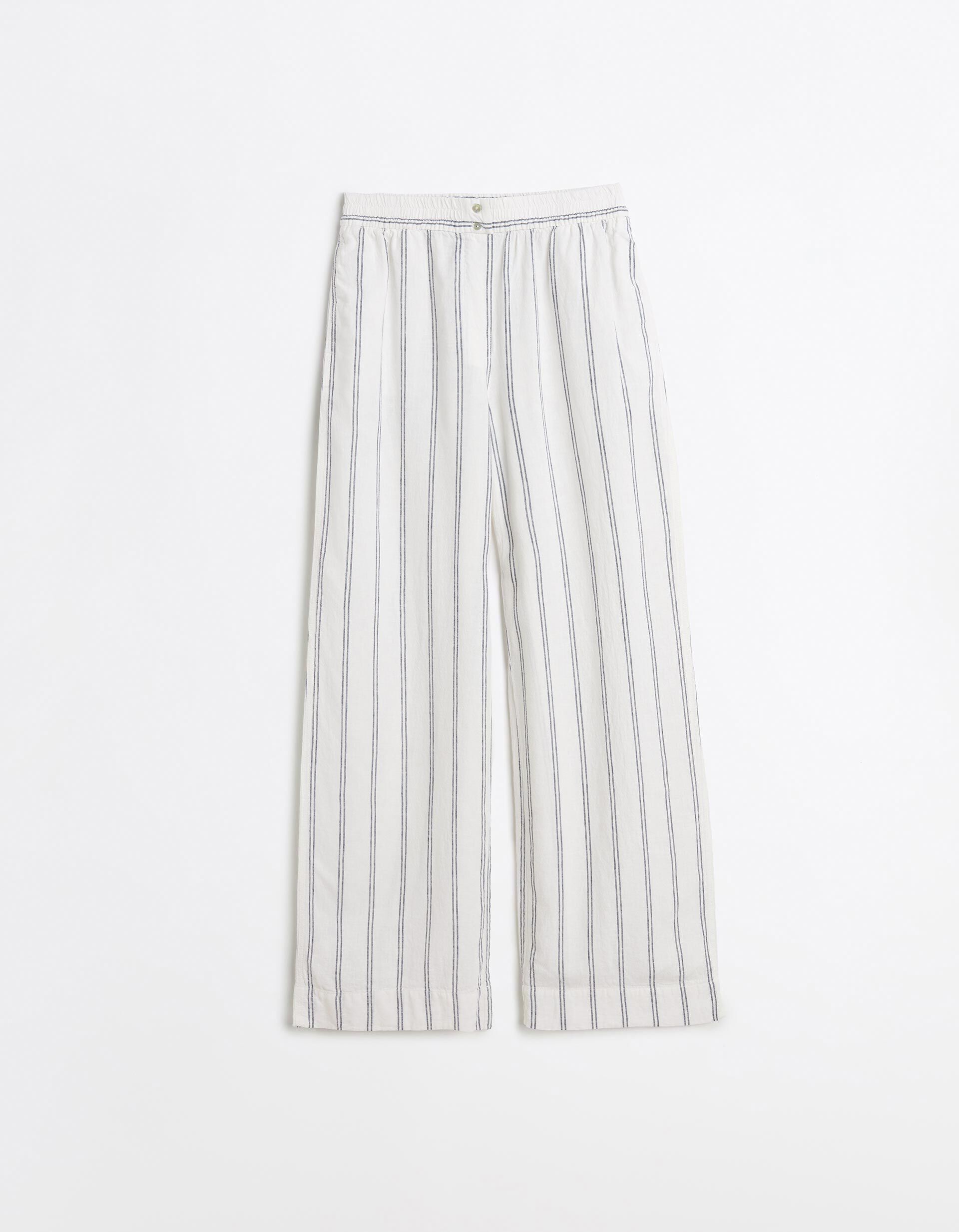 Comprar Online Cal&ccedil;as com Linho, Mulher, Cru