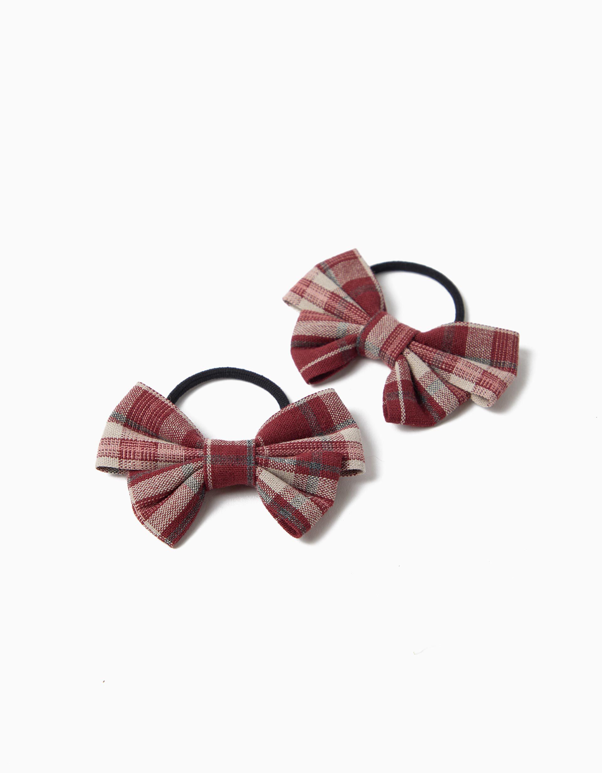 Comprar Online Pack 2 El&aacute;sticos, Menina, Vermelho 