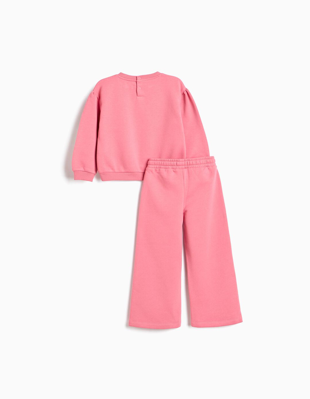 Conjunto De Felpa, Menina, Rosa 