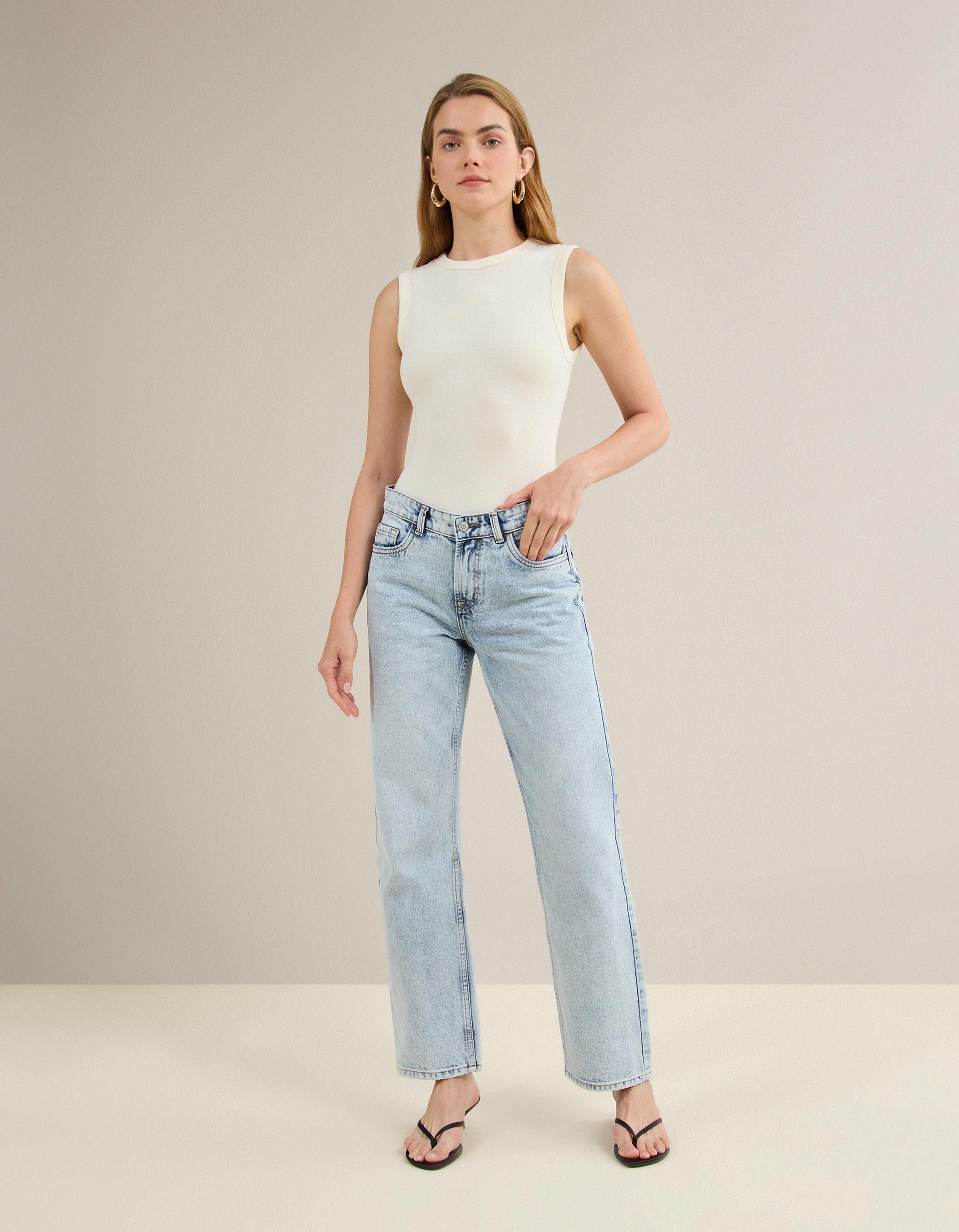 Comprar Online Cal&ccedil;as De Ganga 'Straight', Mulher, Azul Claro