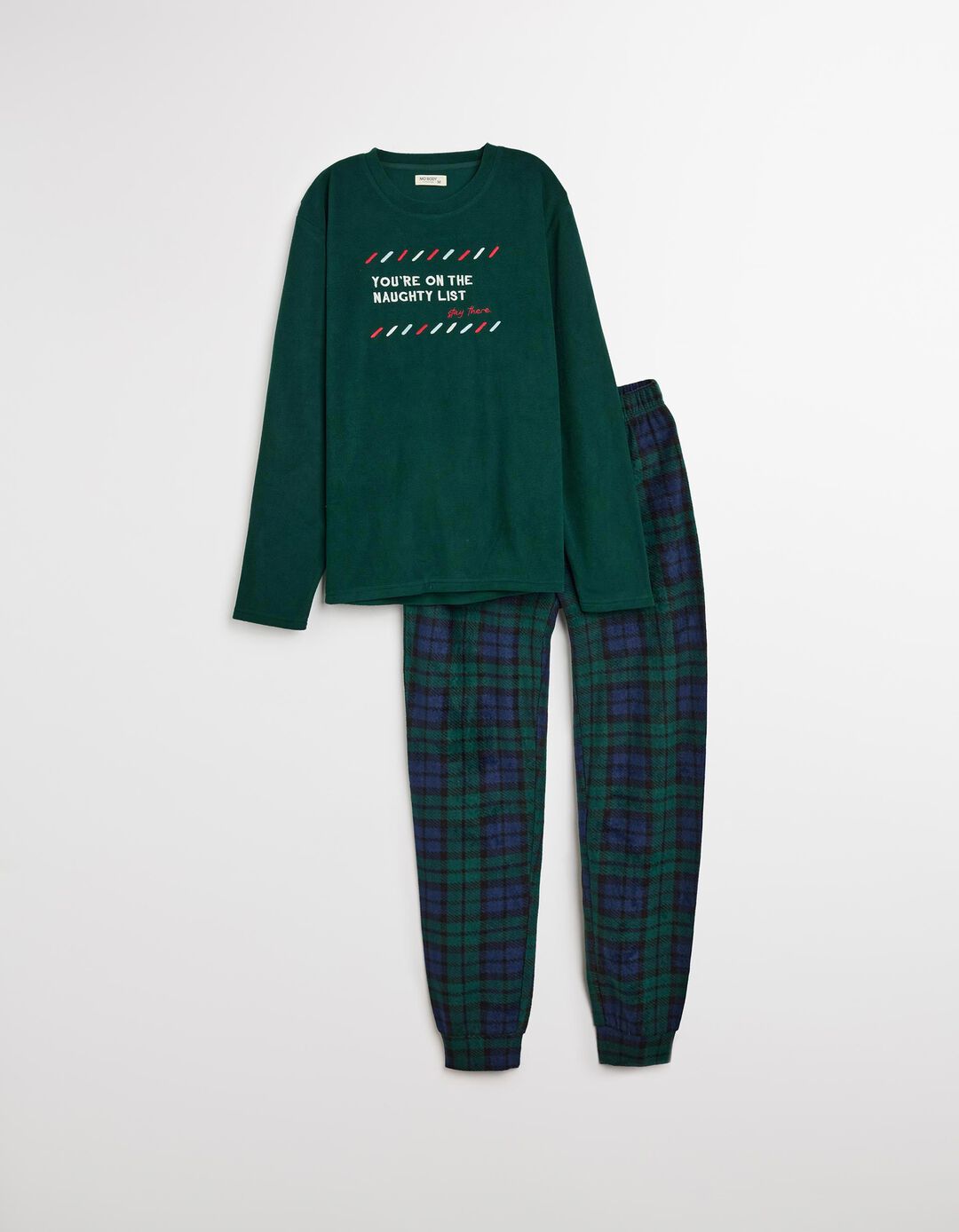 Pijama de Natal, Homem, Verde Escuro