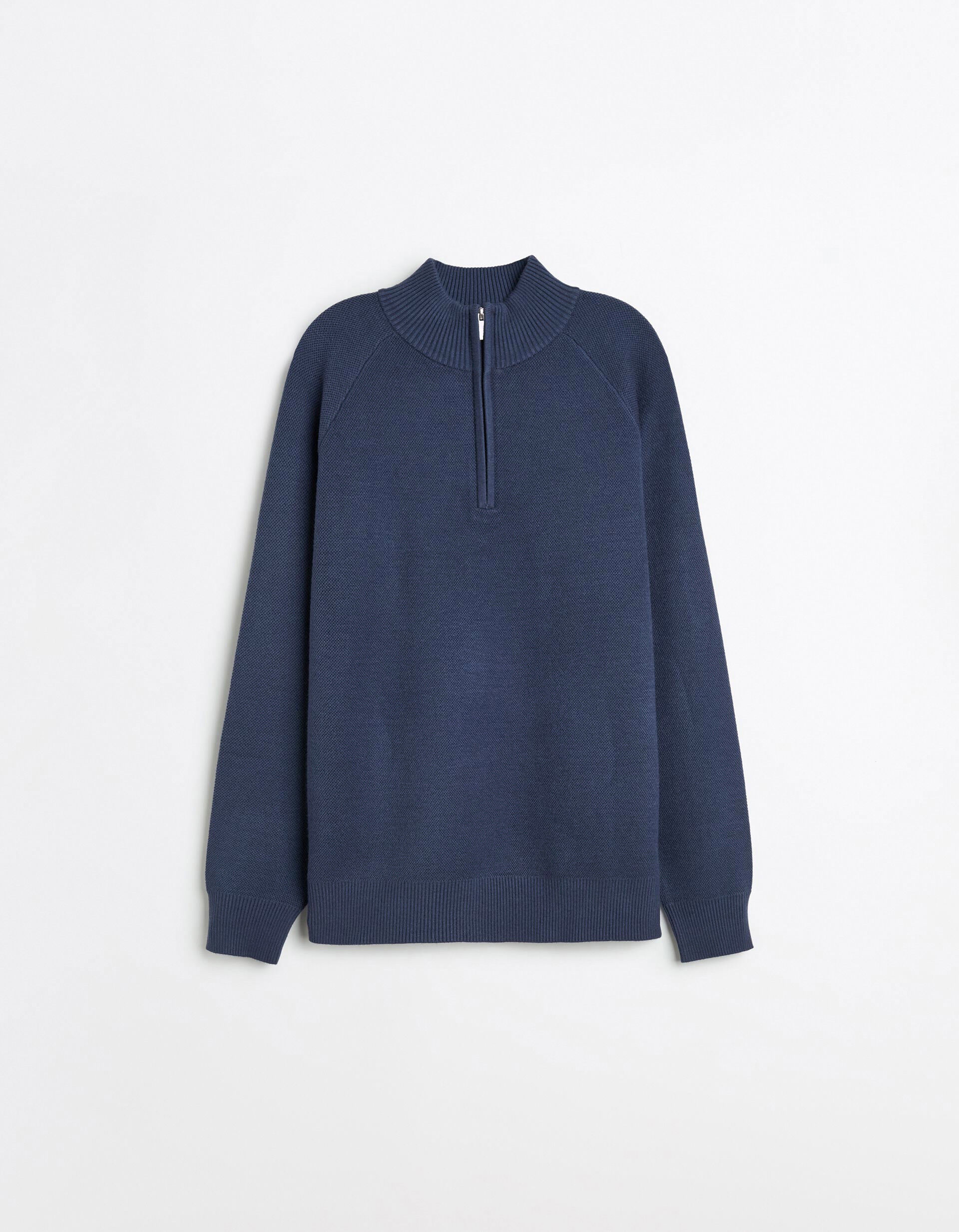 Comprar Online Camisola de Malha Waffle, Homem, Azul Escuro