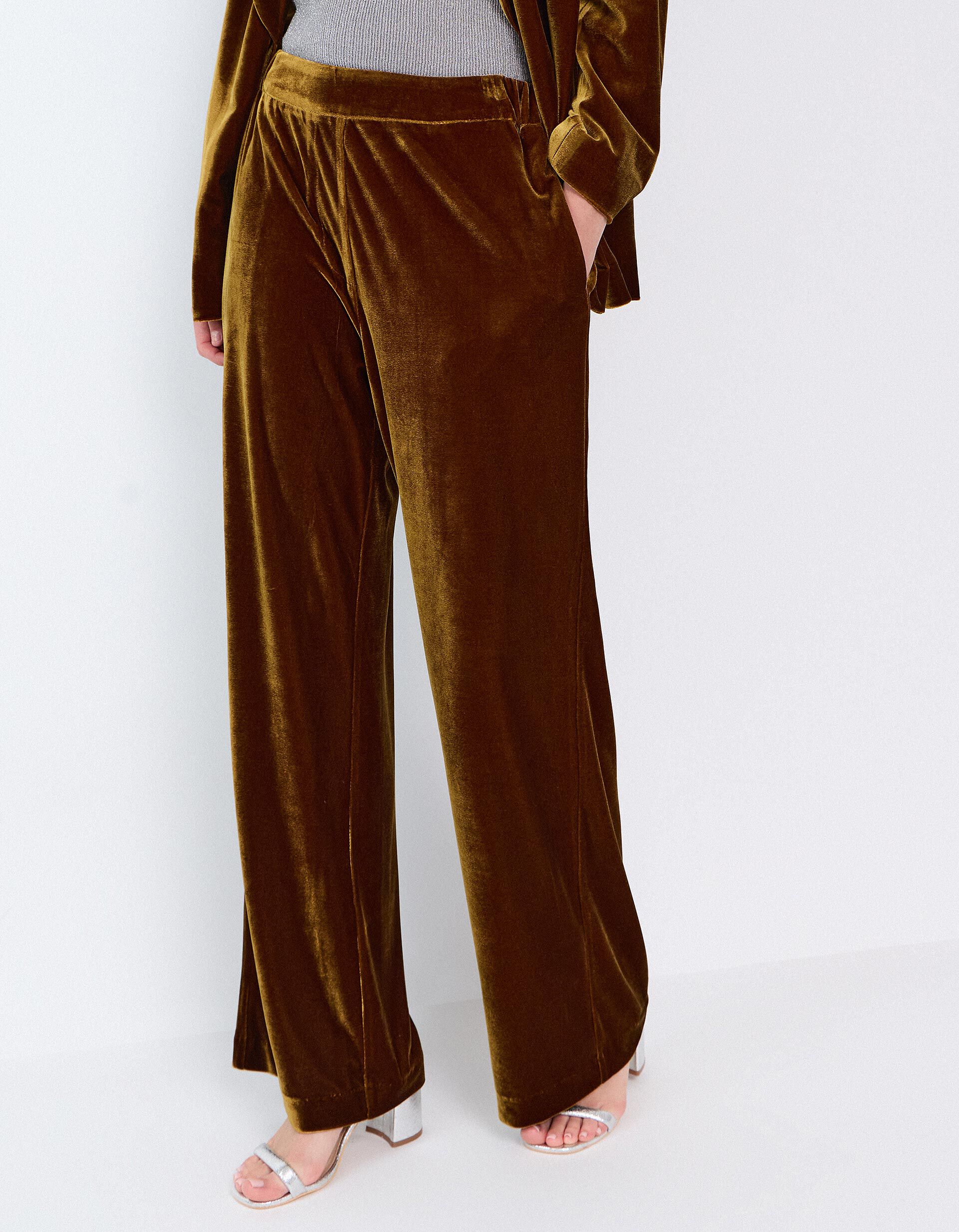 Comprar Online Cal&ccedil;as Aveludadas, Mulher, Dourado