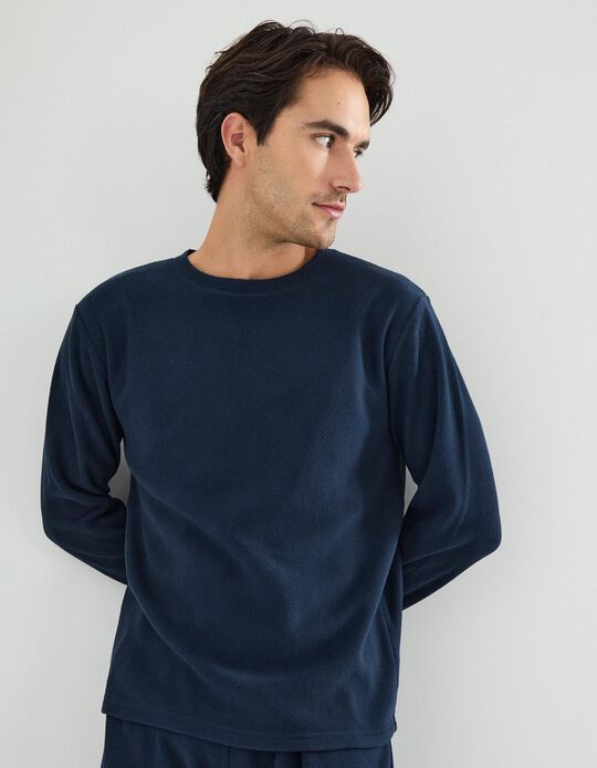 Comprar Online Pijama Polar, Homem, Azul Escuro