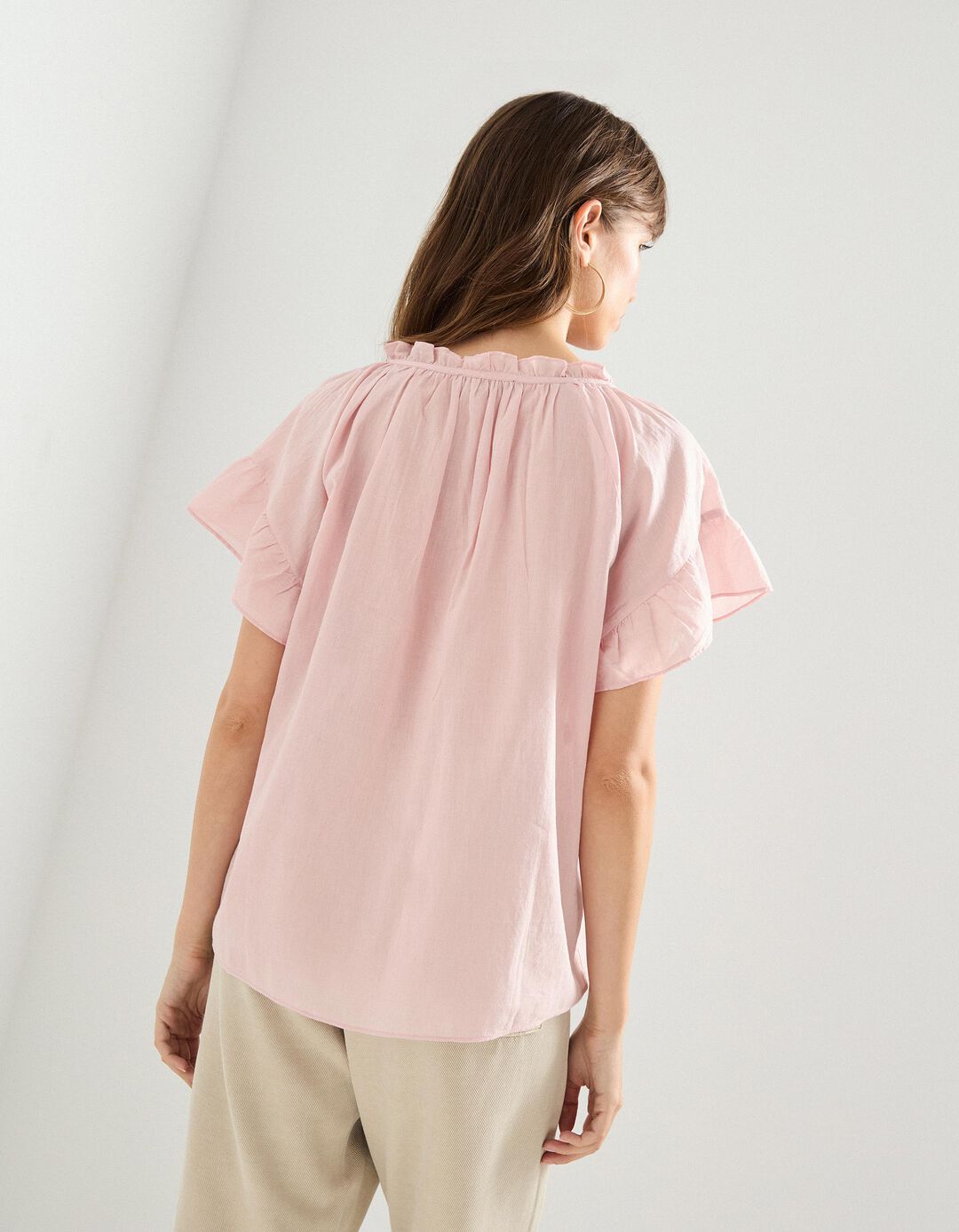 Blusa, Mulher, Rosa Claro