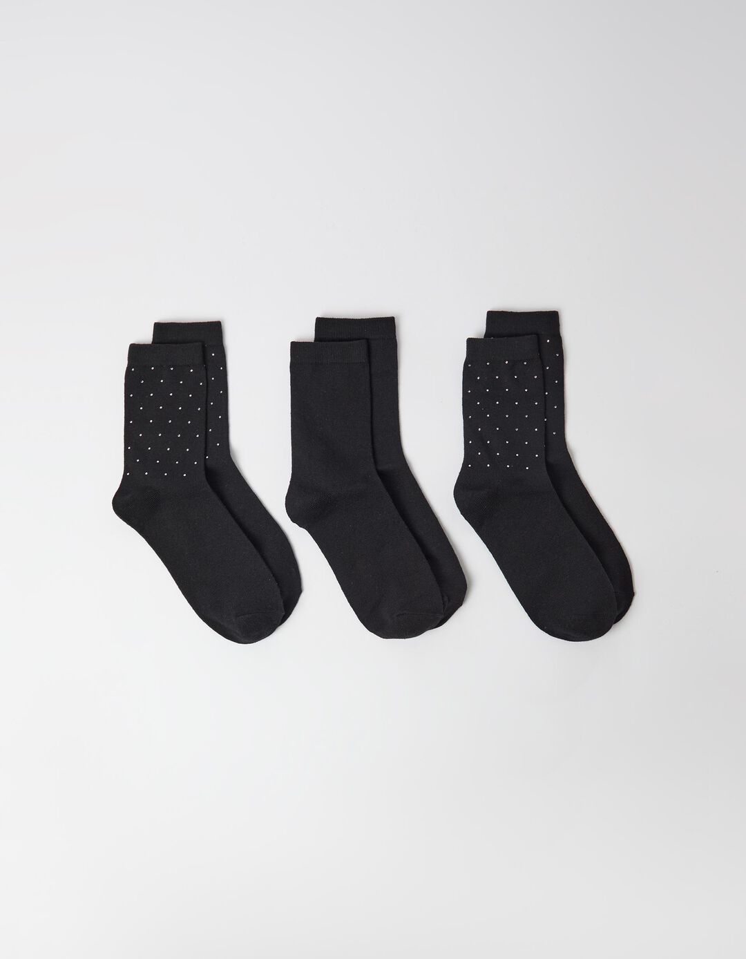 Pack 3 Pares De Meias, Mulher, Preto