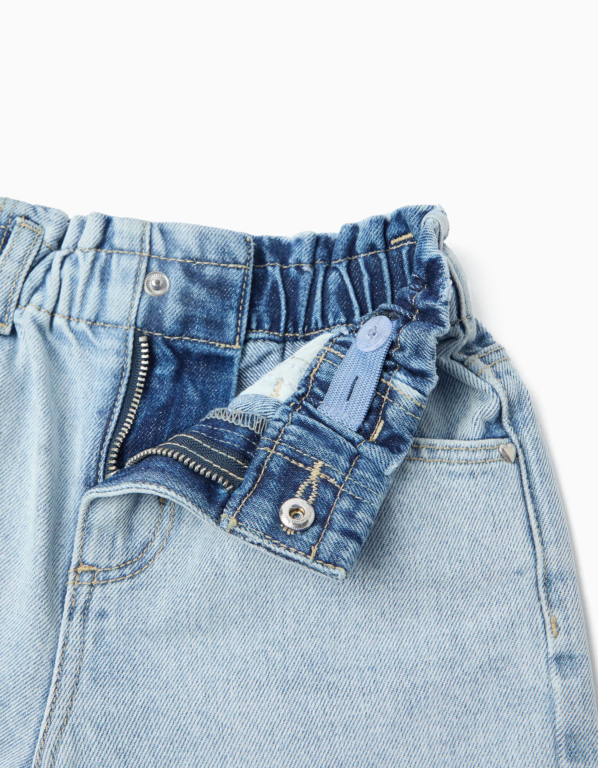 Comprar Online Cal&ccedil;&otilde;es de Ganga Paperbag, Menina, Azul Claro