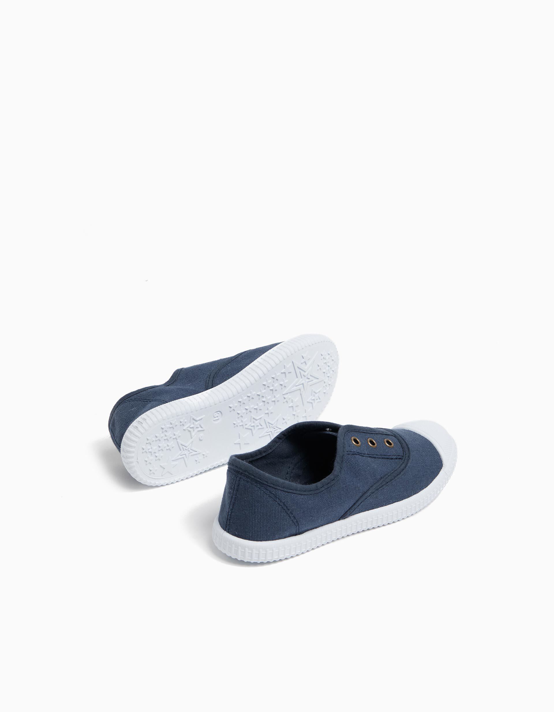 Comprar Online Lace-up Canvas Sneakers, Boy, Dark Blue