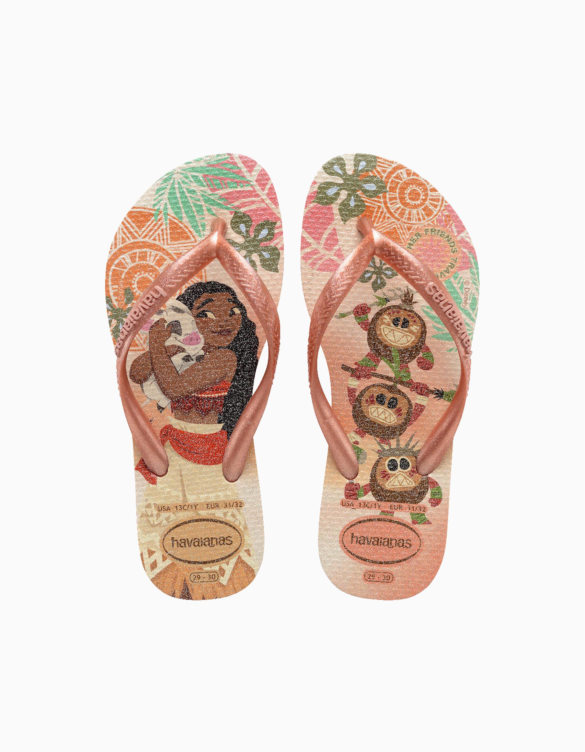Comprar Online Chinelos Havaianas 'Moana', Menina, Laranja