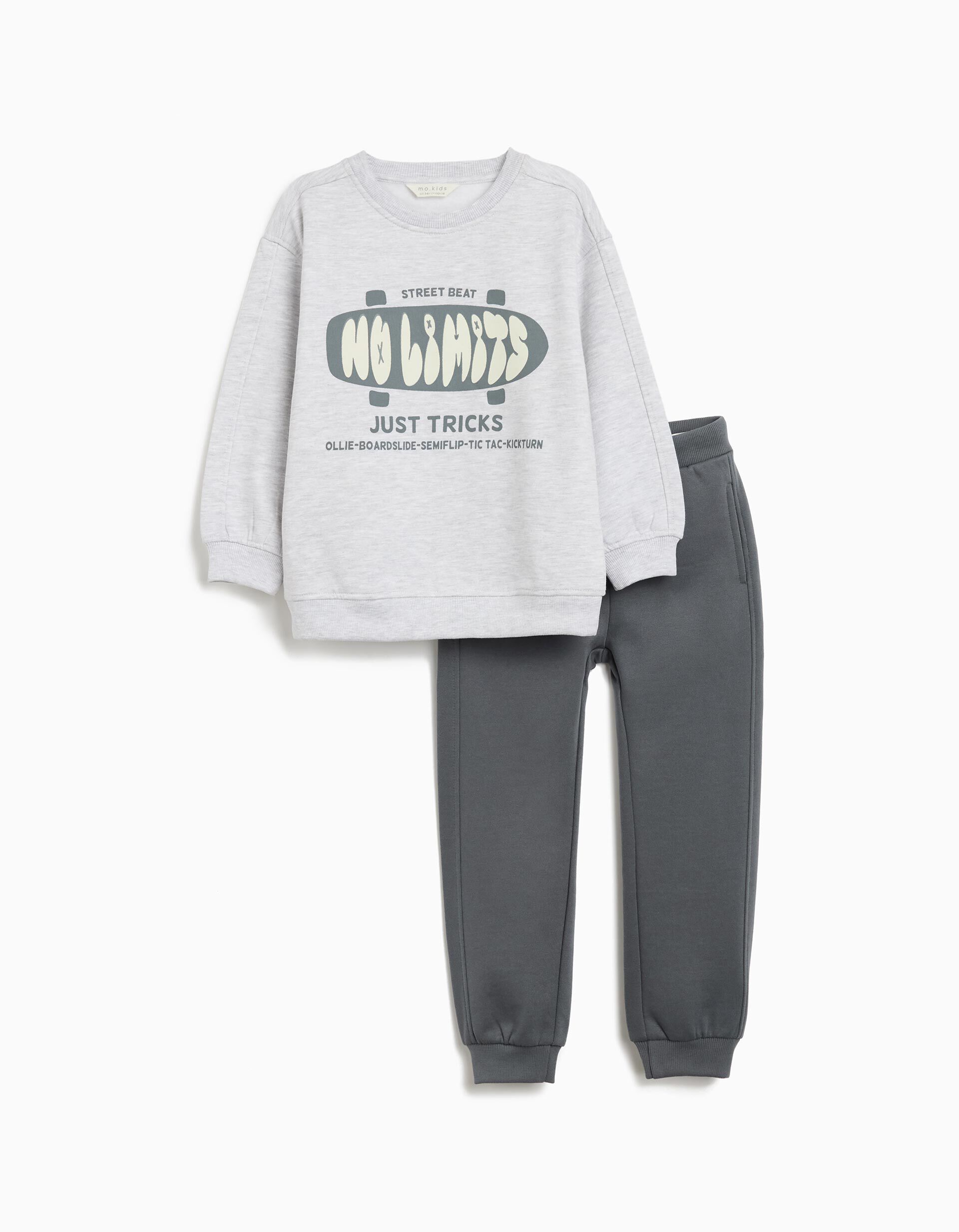 Comprar Online Conjunto de Jogging, Menino, Cinzento Claro 