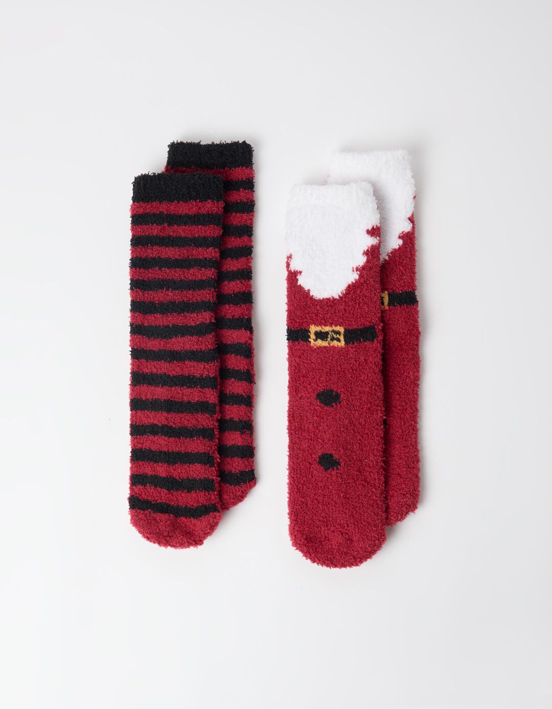 Pack 2 Pares De Meias Natal, Homem, Vermelho Escuro