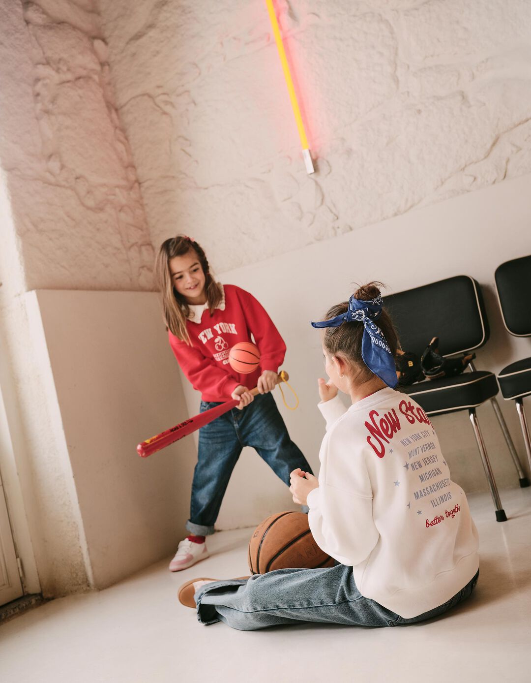 Cal&ccedil;as de Ganga Paperbag, Menina, Azul