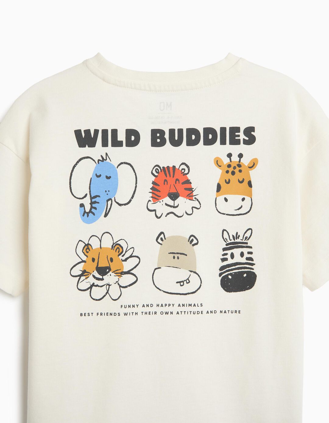 T-shirt com Bolso, Menino, Branco